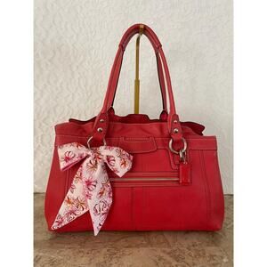 Coach penelope F13160 pebble Leather Satchel BAG PURSE